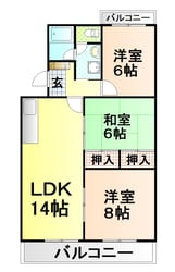 グレイス六番館の物件間取画像